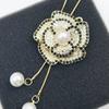 Pearl Pendant Long Sweater Necklace - Elegant Autumn/Winter Fashion Accessory
