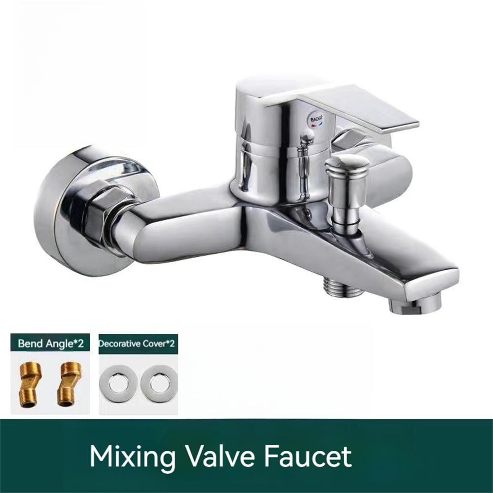 

Zinc Alloy Shower Faucets Hot and Cold Water Faucet Bath Bath Mixer Valve Shower Set Household Multi-Function Bathroom Faucet