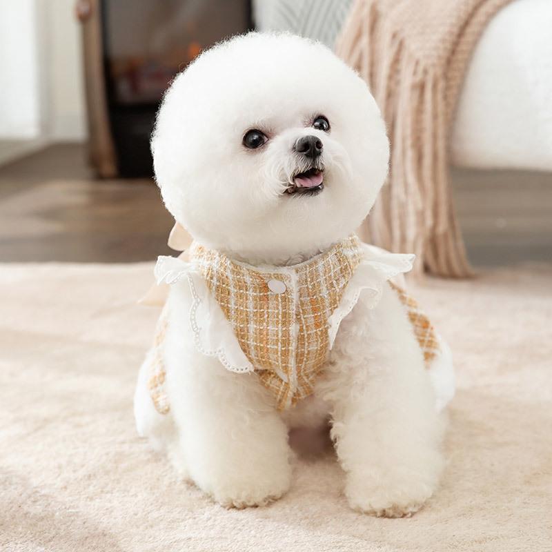 Warme Haustierkleidung, süßer Druckmantel, Hemdjacke für kleine und mittelgroße Hunde, Katzen, Teddy, französische Bulldogge, Chihuahua, Winter-Outfit