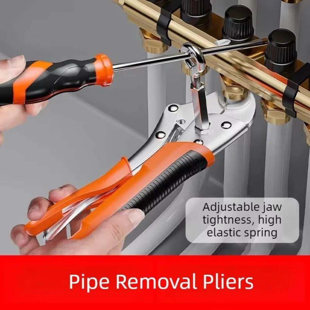 Integrated Removal Pliers Adjustable Removal Tool Portable Wrench Tool For Hydronic Radiant System