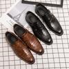 Mens Dress Monks Casual Leather Formal Fashion Wedding Designer Luxury Loafers Oxfords Business Shoes for Men with Free Shipping