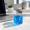 Entspannendes Schreibtischspielzeug Formbarer Käsewürfel Quetschspielzeug, Angstlindernder Block Sensorisches Fidget-Werkzeug Fake-Kneifen Home Office Entspannung Taktil