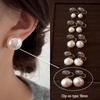 Shi Jia Mantou Lux Pearl Earrings 925 Silver Studs for Women 2024