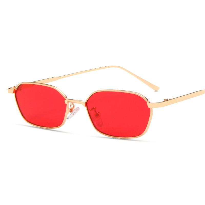 

New Square Sunglasses Women Men Alloy Frame Rectangle Sun Glasses Female Oval Eyewear Sunglasses for Male Female Eyeglasses MULTI