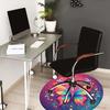 1pc Office Carpet Chair Mats Colorful Butterfly Mandala Perfect for Decorating Office Chairs, Living Rooms, Or Bedrooms.YDT215