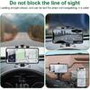 Universal Dashboard Car Phone Holder 360° Rotation Mobile Phone Stands Mount Rearview Mirror Sun Visor Clip In Car GPS