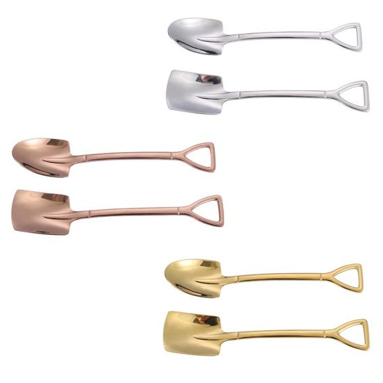 Stainless Steel Shovel Scoop Coffee Dessert Ice Cream Spoon Home Kitchen Gadget Sale Goods