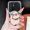 Phone Case For Honor Play 60A 5G Case Little Pig Phone Cover For Honor Play60A Soft Transparent Silicone Anti Drop TPU Slim Capa