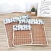 Pet Summer Cool Mat Nest Cushion - Rattan Woven Mat for Dogs & Cats