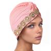 Women Headscarf Elastic Head Circumference Twisted Design Turban Hat