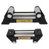 Iron Zinc Plated Universal Winch Fairlead Bolt Pattern Mount Roller Cable Guide  For Steel Cable