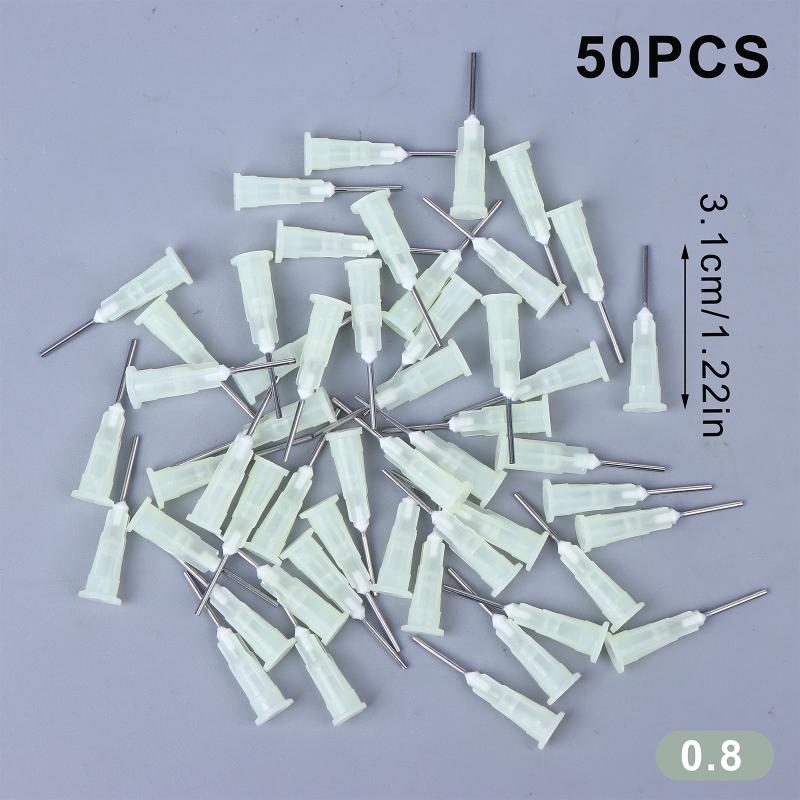 Airbrush Kit with 50ml Bottle & 0.2-0.8mm No-Clean Disposable Nozzles - Spray Tool Module