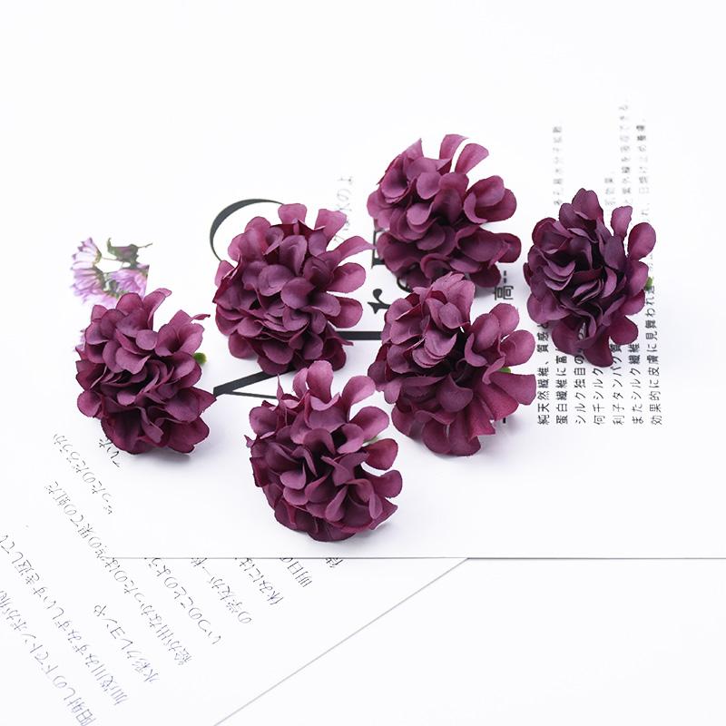 20 Bucăți Cap de Floare de Garoafă Falsă pentru Nuntă Crăciun Scrapbooking Decor Acasă Accesorii Nupțiale Lichidare Flori Artificiale