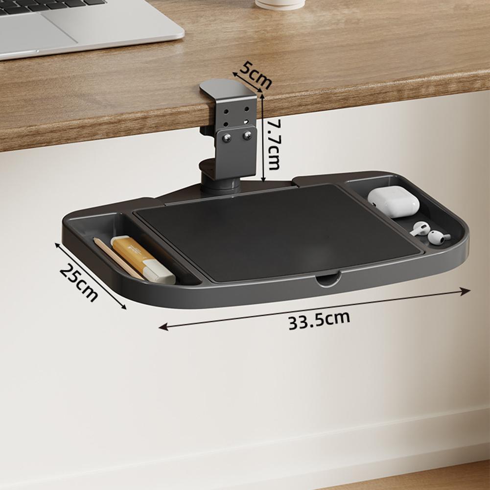 Adjustable Clip On Pad Rack for Desk Storage Multifunctional Organizer with 3 Height Settings for Office Supplies