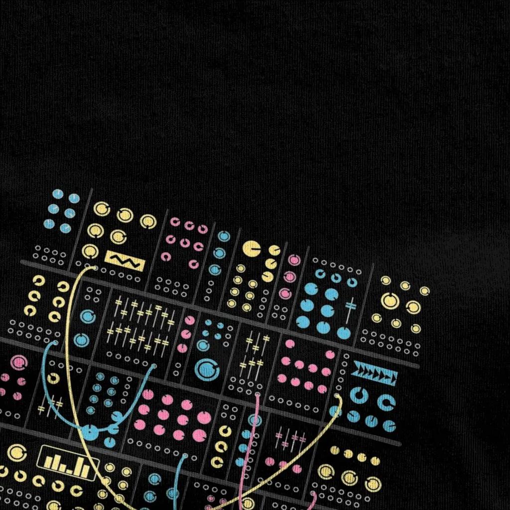 DJ Music Modular Synthesizer for Men Women T Shirt 808 909 606 303 Electronic Synth Player Tee Shirt T-Shirts Summer Clothing