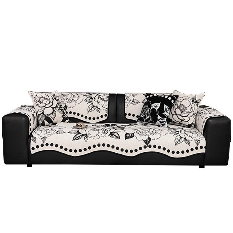 Irregular Special-Shaped Sofa Cushion, Light Luxury, High-End Non-Slip Seat Cushion, Universal In All Seasons, Straight Row Sofa Cover Seat Cushion