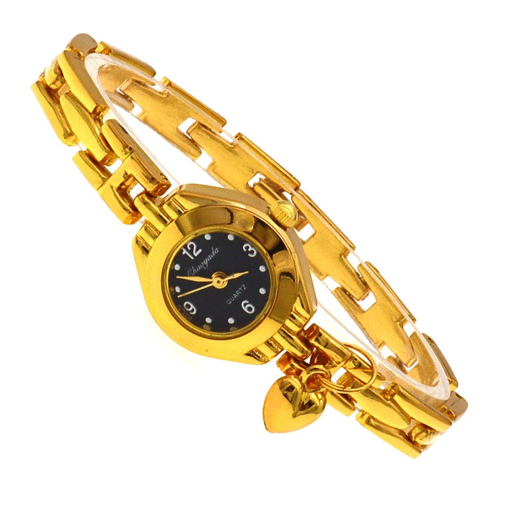 Mini Golden Watch Cute Women Bracelet Watch Mujer Relojes Small Dial Quartz Watch Popular Wristwatch Hour Luxury Ladies Watches