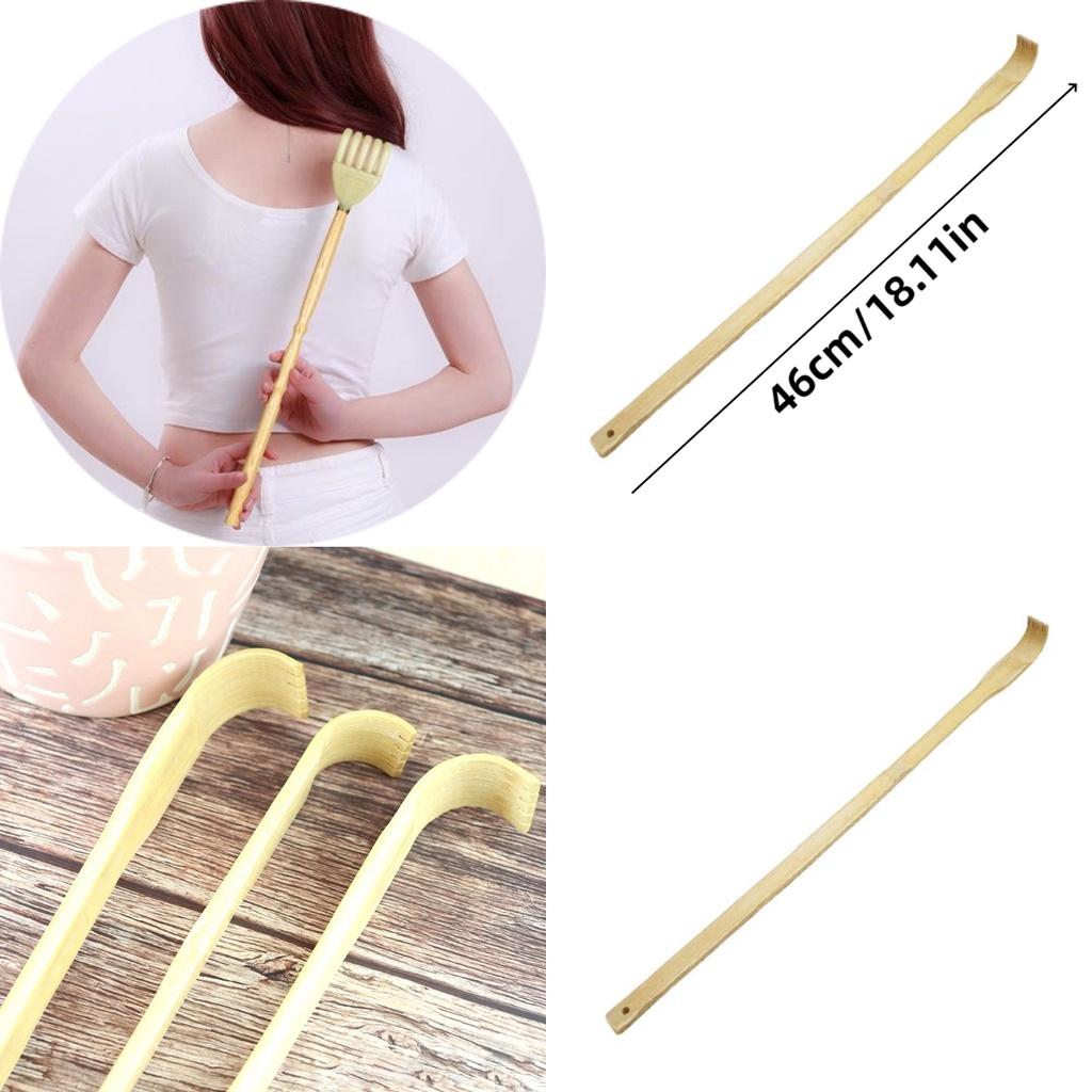 Natural Bamboo Back Scratcher Gentle And Effective Relief For Back Itching