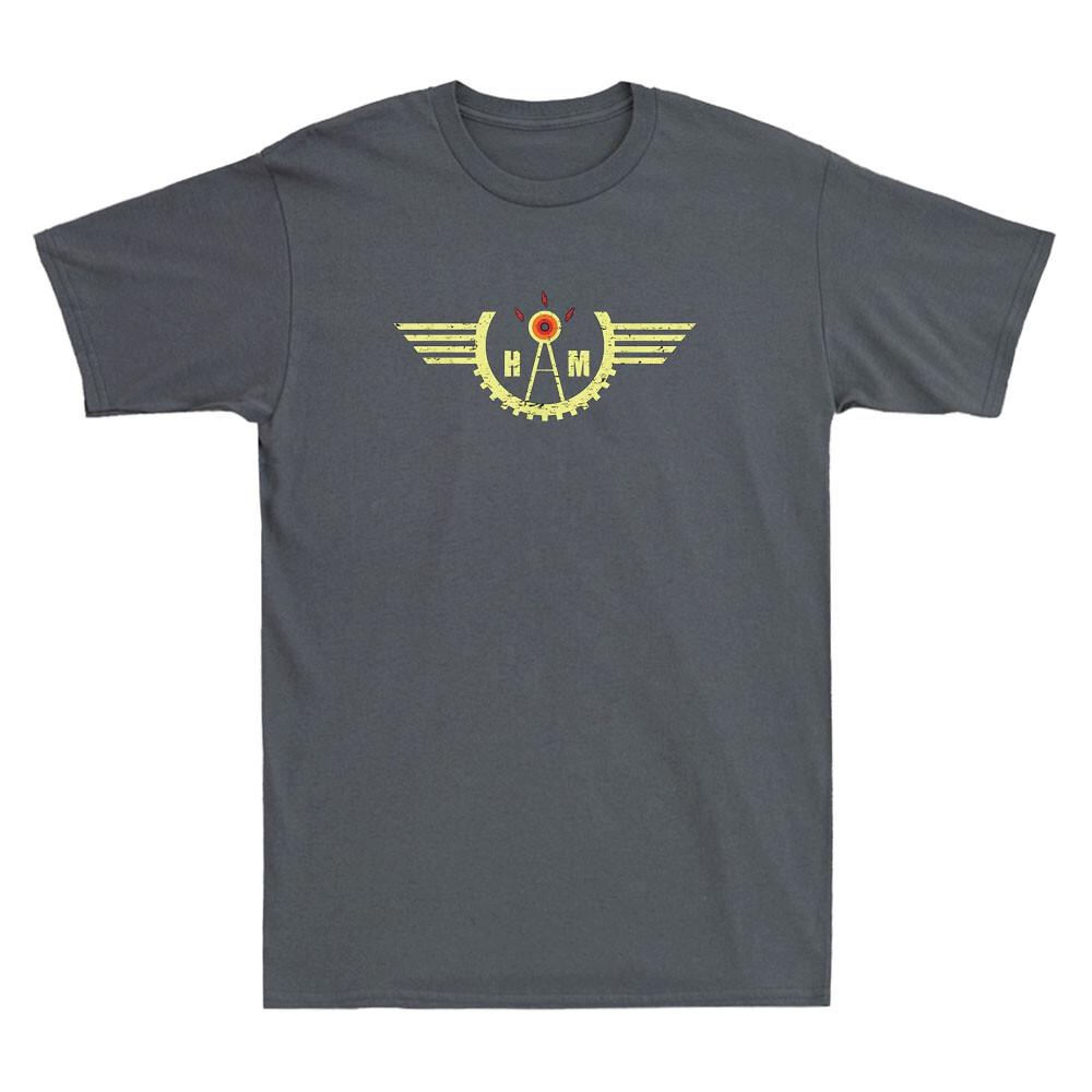 Ham Radio Operator Amateur Antenna Funny Gift Vintage Unisexs Short Sleeve Tshirt
