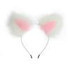 Plush Cat Ear Headband Durable Metal Hairband Versatile Design Hair Hoop Cosplay Props Hair Accessory