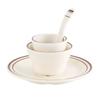 Melamine Four-Piece Table Set: Imitation Porcelain Plastic Bowls & Plates for Restaurants and Hotels