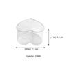 Disposable Pudding Cup Heart Shaped Plastic Ice Cream Dessert Jelly Cups Appetizer Bowls Trifle Bowl Food Container 150ml 10Pcs