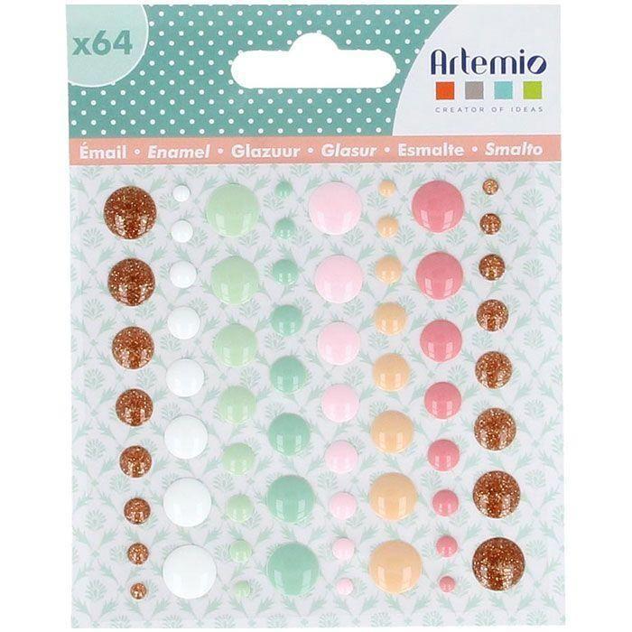 64 Enamel Drops - Multicolored