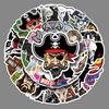 50 Photos of Personalized Rock Graffiti Trendy Suitcase Laptop Scooter Mobile Phone Waterproof Decorative Stickers