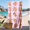 Palmeiras Printed Beach Towel Quick Dry Soft TowelPortable Large Rectangular Beach Blanket for Travel Swimming Pool