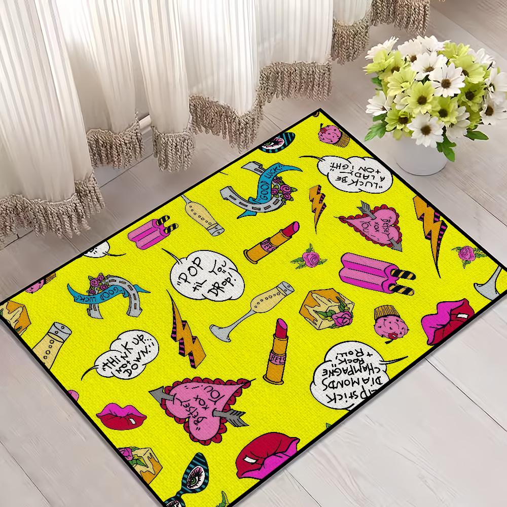 fashion luxury vintage Home Bedside Rug Bath Floor Mat J-Johnson Hallway Balcony Carpet b-betsey Entrance Doormat hogar Decor 40cm x 60cm