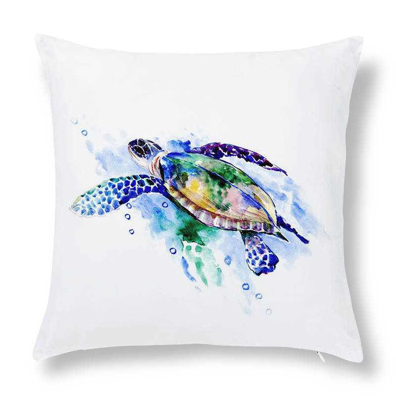 

45x45 см креативный дизайн красочные черепаховые объятия декоративная наволочка Art Life украшение дома диван офисное сиденье наволочка 45x45cm