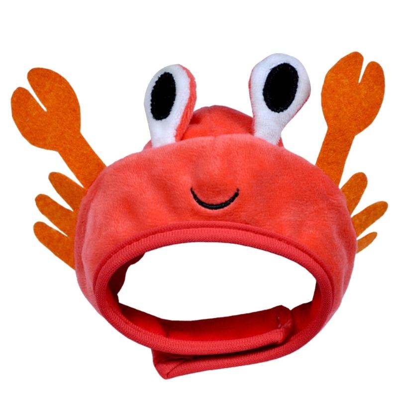 Cute Cats Hat Small Dog Cartoon Plush Headwear Pet Holiday Accessories Photo Props Suitable for Cats Small Dogs