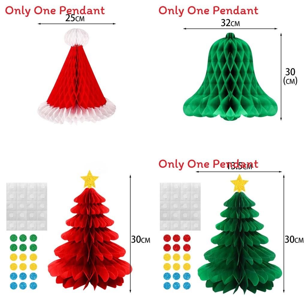 Holiday Season Honeycomb Ball Decorations For Christmas Party And Winter Festivities