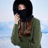 Winter Hat Plush Lining Women'S Woolen Hat Knitted Hat Solid Color For Electric Bike Commuting Winter
