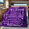 60Th Birthday Blanket Personalized Name Soft Comfortable Stylish Blanket Car Blanket Perfect For Travel Camping Outdoor Home Suitable For All Seasons