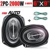 6X9 Inch 1000W 5-Way HiFi Coaxial Speaker With Dust Cover And Audio Cable Car Door Auto Audio Music Stereo Full Range Speakers