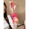 ins wind creative heart-shaped bear mirror is suitable for Apple 17promax mobile phone case 16 protective case 15 girl