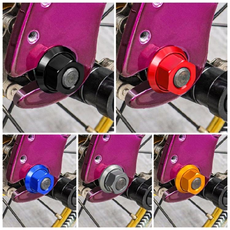 Mozzi in Lega di Alluminio Dado Ruota Bici Dado Bullone Asse Ruota Bici Pieghevole Fixed Gear
