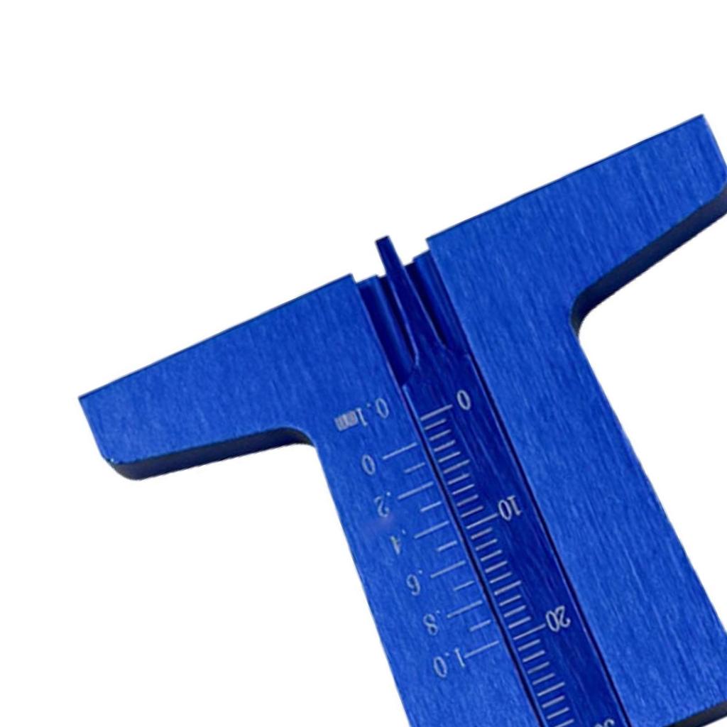 Portable Tire Tread Depth Gauge Meter Easy Read Tire Wear Measuring Device for Car Tire Fitting Equipment