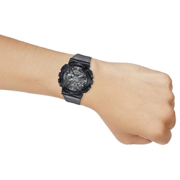 Casio G-Shock Analog Digital World Time Watch, Black Gray