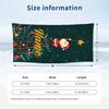Warm Christmas Custom Name Printed Beach Towel Personalized Soft Towel For Swimming Beach Travel