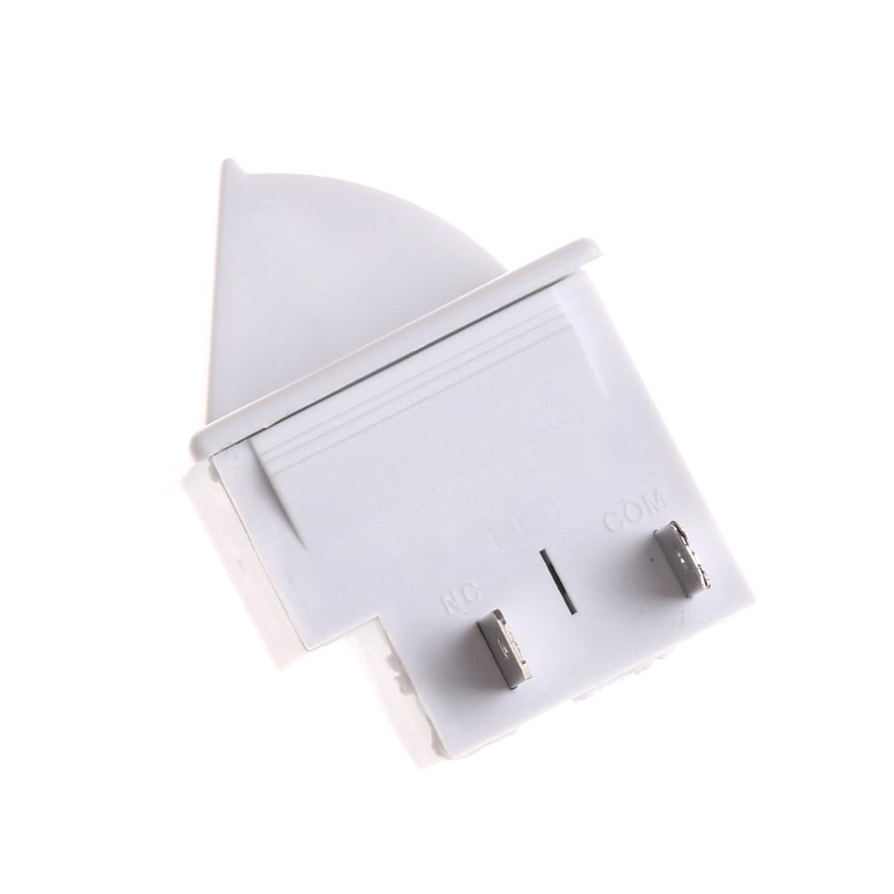 1pc Refrigerator Door Light Switch White Replacement Part Kitchen AC 5A 250V Lamp