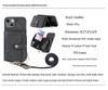 Google Pixel 9A Leather Case with Card Holder & Lanyard