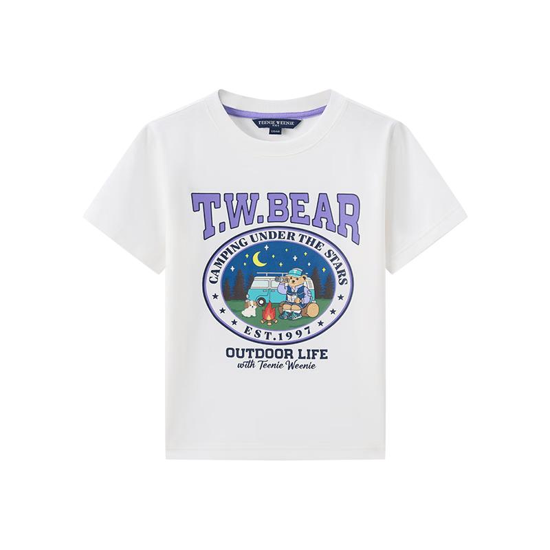 Teenie Weenie Kids Cooling Bear Print Quick-Dry T-Shirt 160