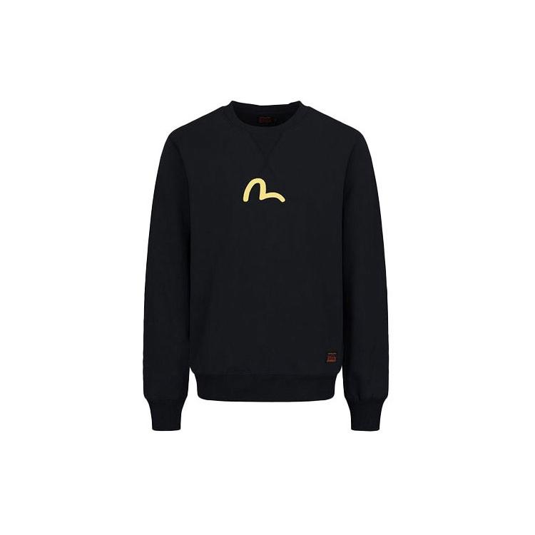 EVISU Seagull-print Crew-neck Sweatshirt 2EABSM1SW321XXCT