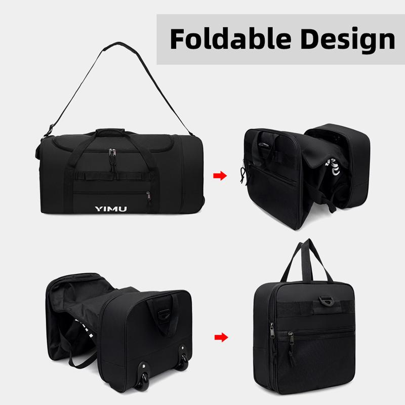 Large-capacity Foldable Travel Bag, One-shoulder Portable Tug Bag, Business Trip Portable Luggage Bag Storage Bag