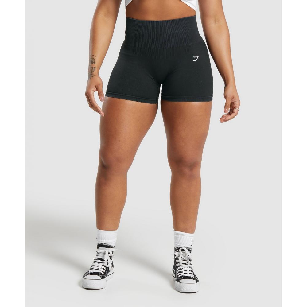 

GYMSHARK Gains Seamless Shorts Black B9A3B BB2J