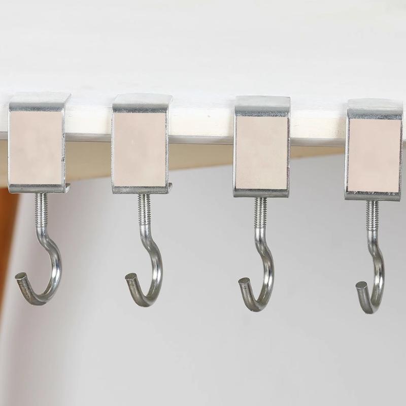 2/5 Pcs Extra Thick Backpack Hook No Adhesive Adjustable For Desk Dorm Office Durable Space Saving