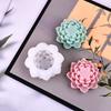 DIY Lotus Aromatherapy Candle Silicone Molds Manual Simulation Flower Gypsum Soap Resin Mold Chocolate Candy Cake Baking Tool