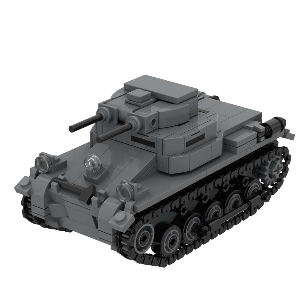 Druhá světová válka Německý tank Panzer I II III IV Flakpanzer MK103 Vojenská stavebnice Armádní kostky Sestavitelná sada Kompatibilní se značkami